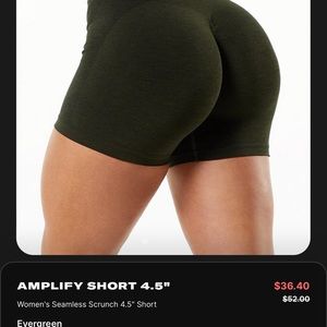 Alphalete Athletics Evergreen Amplify Shorts -XS